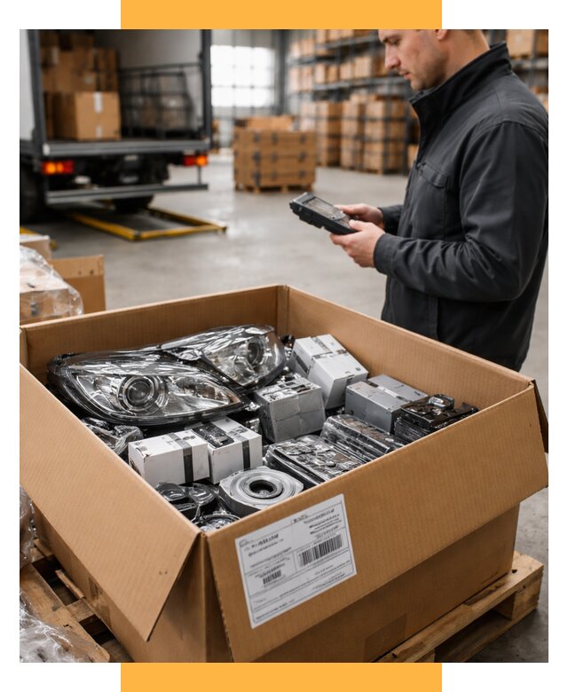 Доставка автозапчастей из Европы под ключ от 12911 р. | СетСервис-Лтр