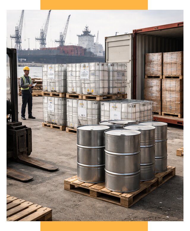 Доставка химического сырья из Индии от 258225 р. | СетСервис-Лтр