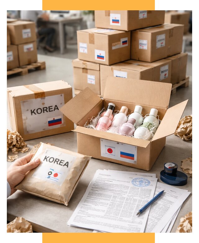 Доставка косметики из Кореи от 8780 р. под ключ | СетСервис-Лтр