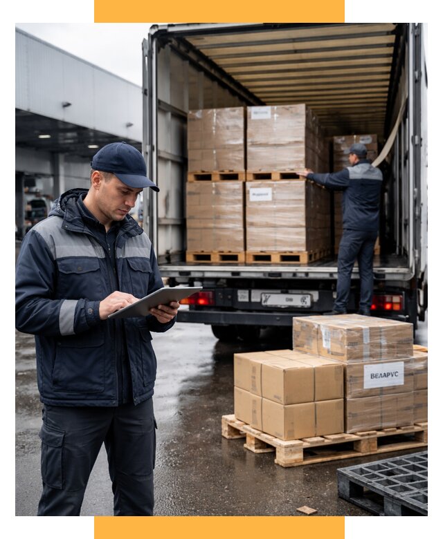 Доставка грузов из Беларуси от 15494 р. логистика СетСервис-Лтр