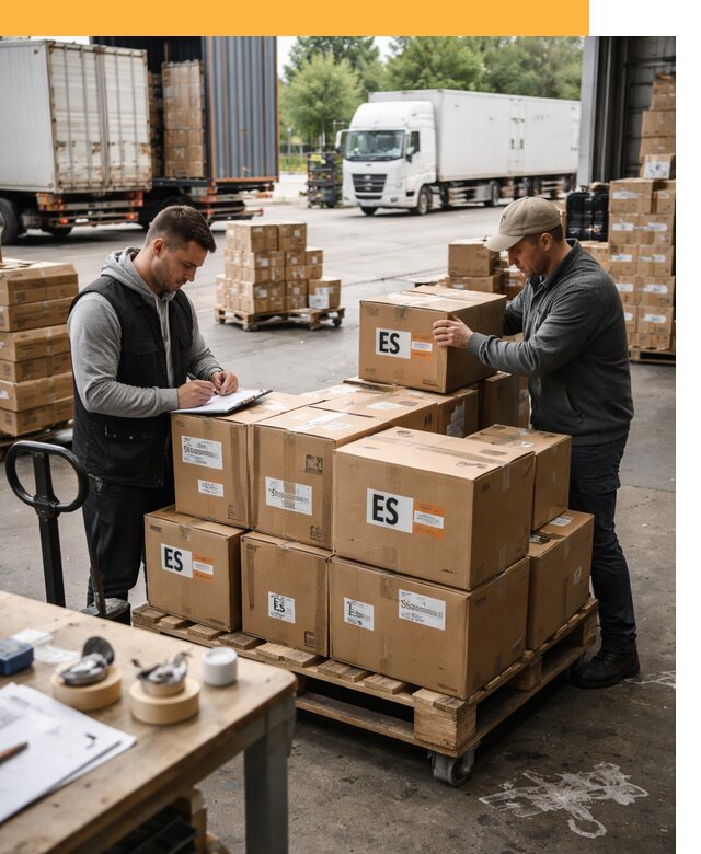 Доставка грузов в Испанию автотранспортом от 36152 руб