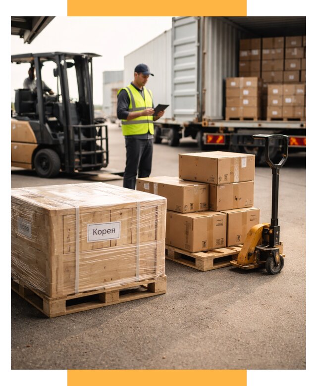 Доставка грузов в Корею из России от 36152 р. | СетСервис-Лтр