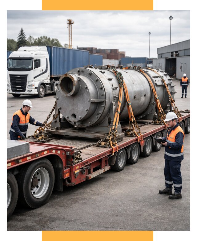 Перевозка тяжеловесных грузов под ключ от 154935 р. | СетСервис-Лтр