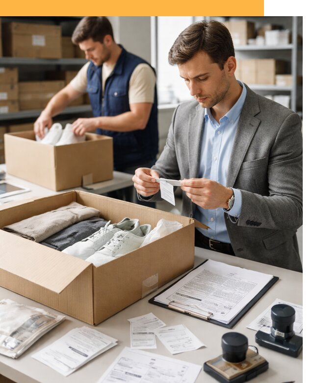 Таможенное оформление одежды и обуви по выгодной цене от 6714 руб