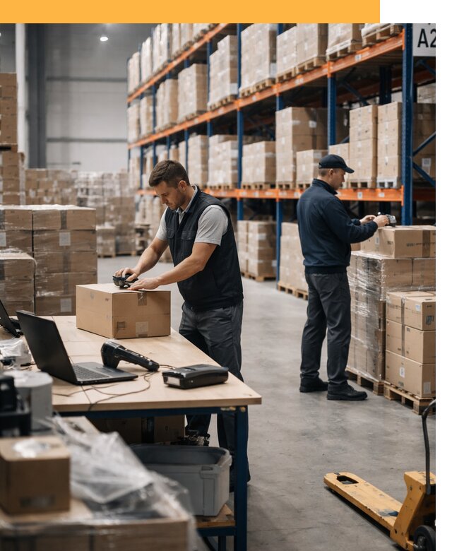 Склад консолидации в Европе: хранение, сортировка от 6714